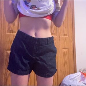 Loft size 6 dark blue shorts